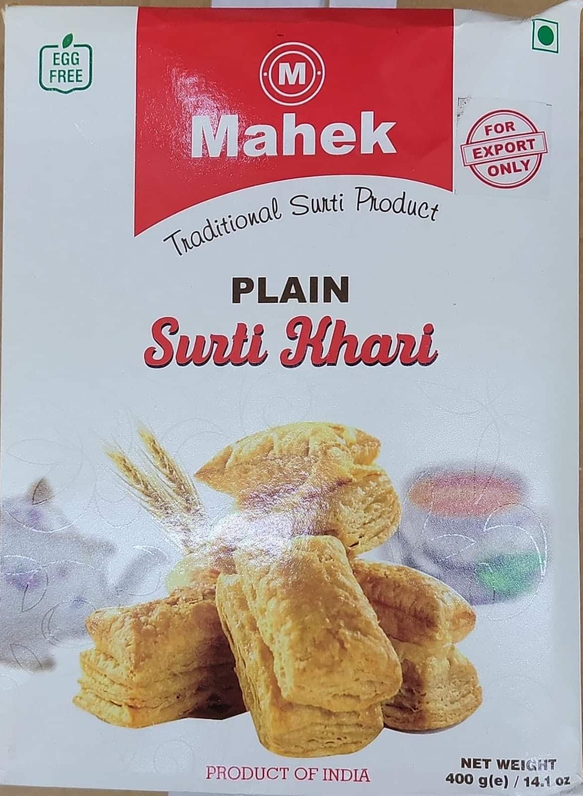 MAHEK PLAIN SURTI KHARI 400G