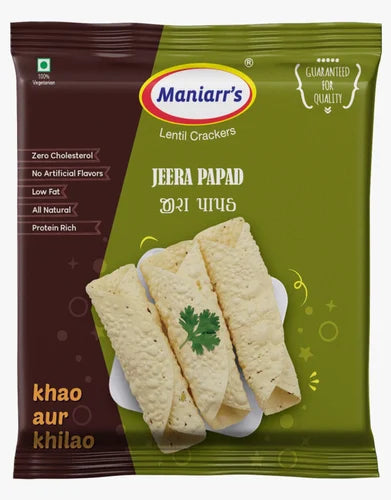 MANIARRS JEERA PAPAD 7OZ