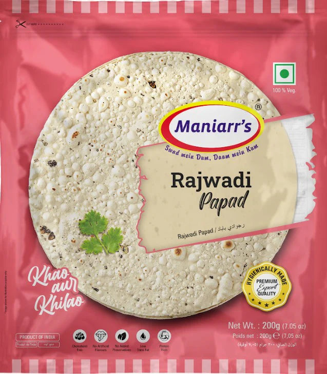 MANIARRS RAJWADI PAPAD 7OZ