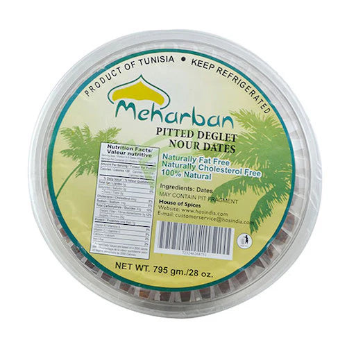 MEHARBAN PITTED DATES 28OZ