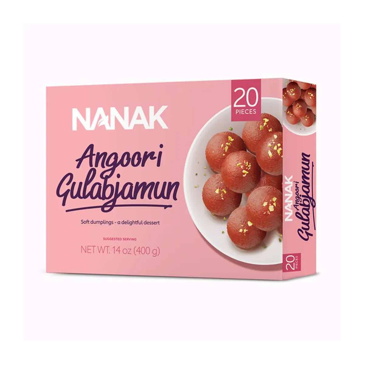 NANAK ANGOORI GULAB JAMUN 20PC