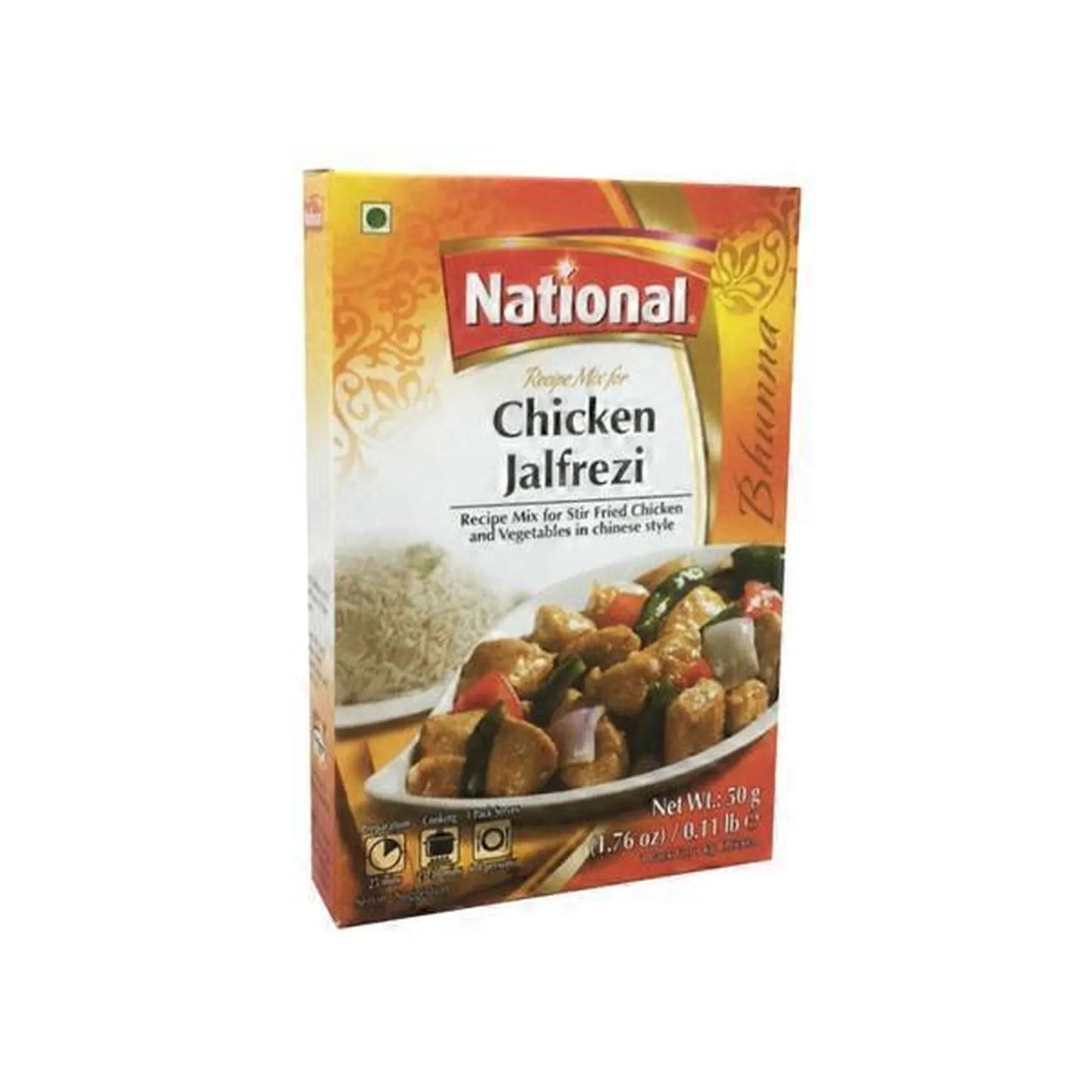 NAT CHICKEN JALFREZI 50G