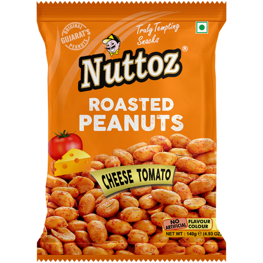 NUTTOZ ROASTED PEANUTS 140G