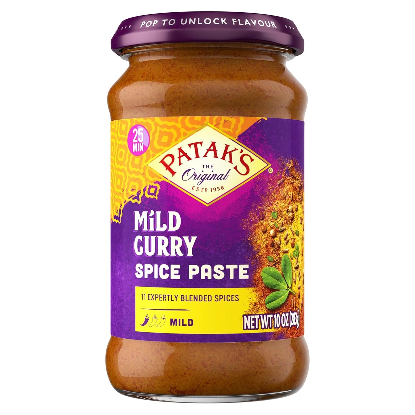PATAK'S MILD CUR PASTE 10 OZ