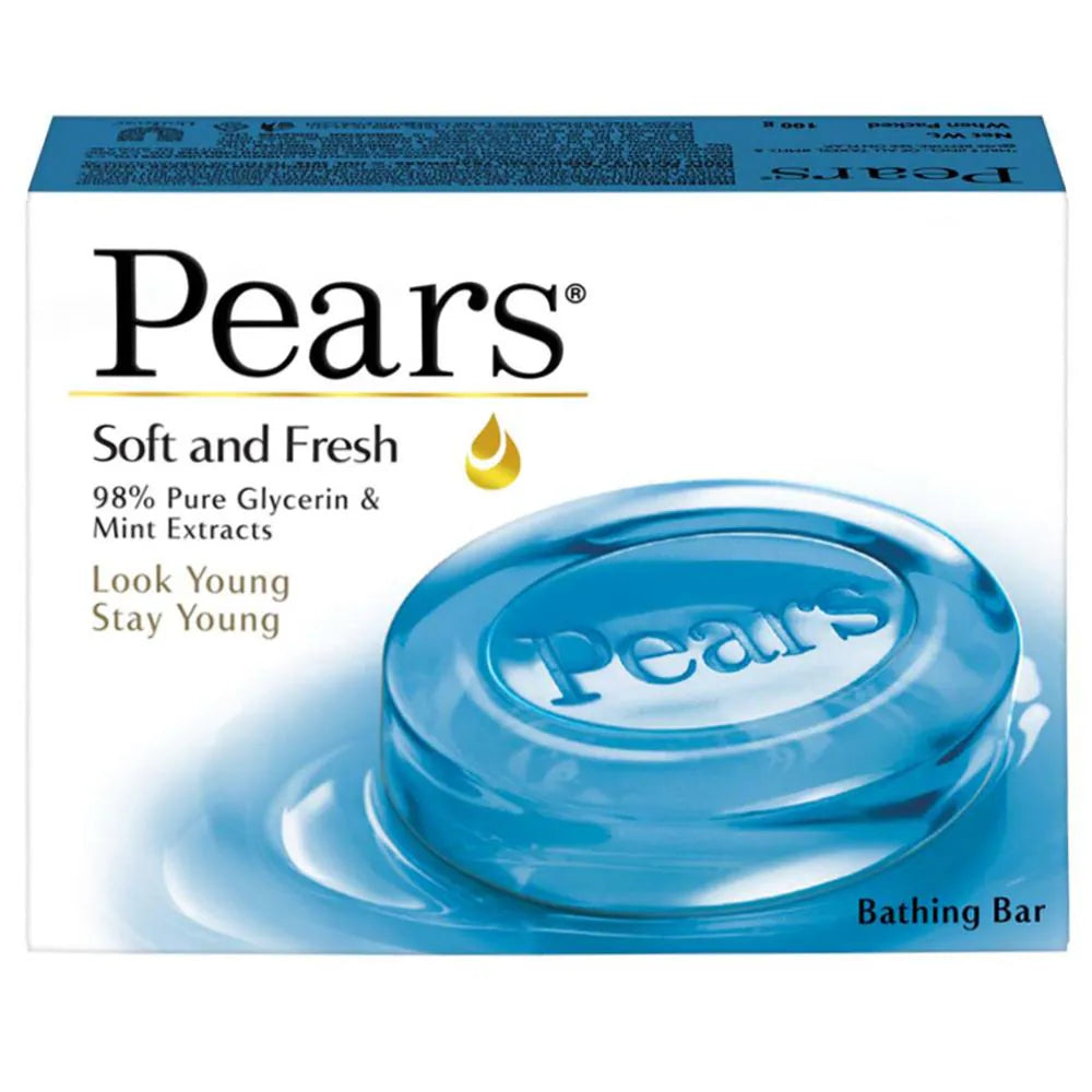 PEARS GLYCERIN & MINT 100G