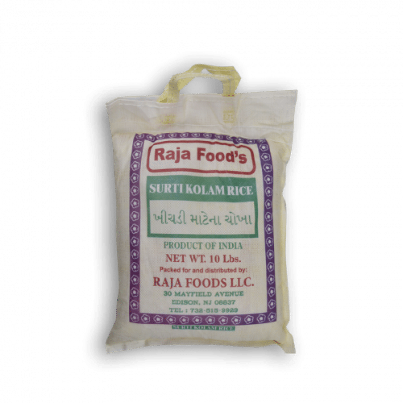 RAJA FOOD'S SURTI KOLAM RICE 10LB