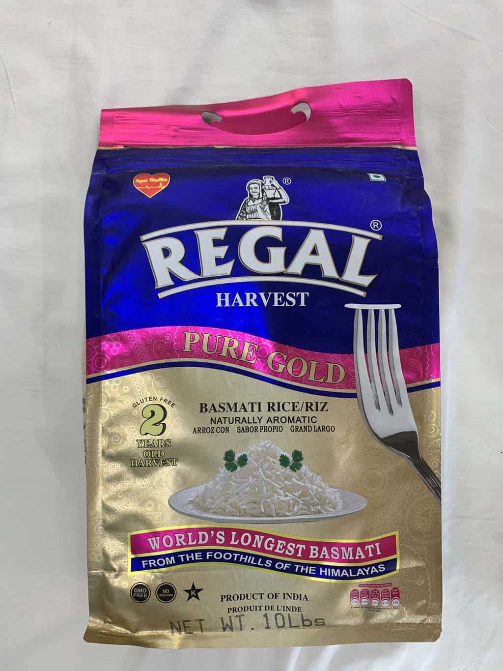 REGAL GOLD BAS RICE 10LB