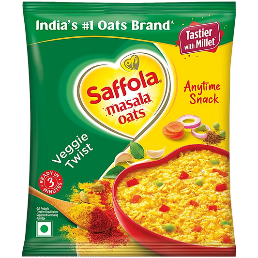 SAFFOLA MAS OATS VEG TWIST 40G
