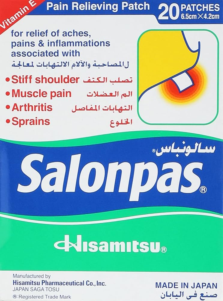 SALONPAS PAIN PATCH 20PCS