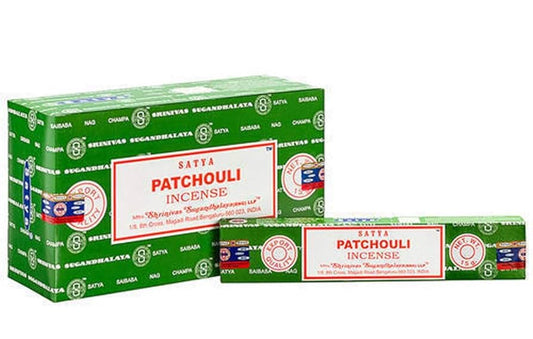 SATYA PATCHOULI INCENSE 12PK