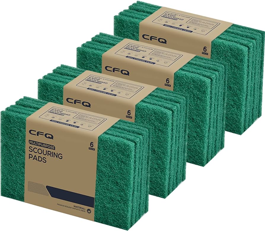 SCOURING PADS 4 PACK