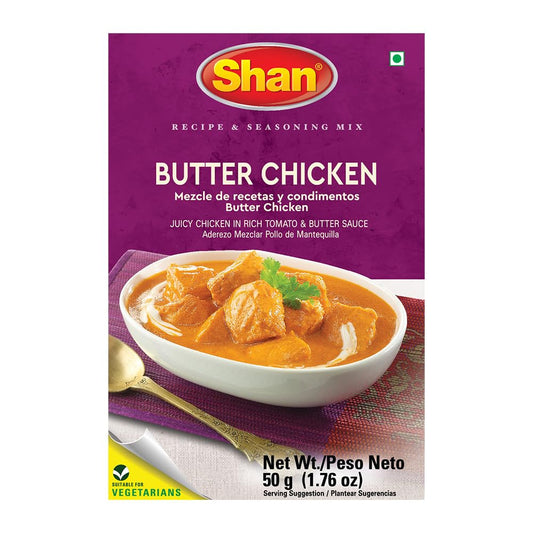SHAN BUTTER CHICKEN MIX 50G