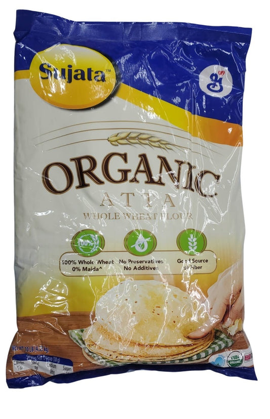 SUJATA ORGANIC ATTA 10LB