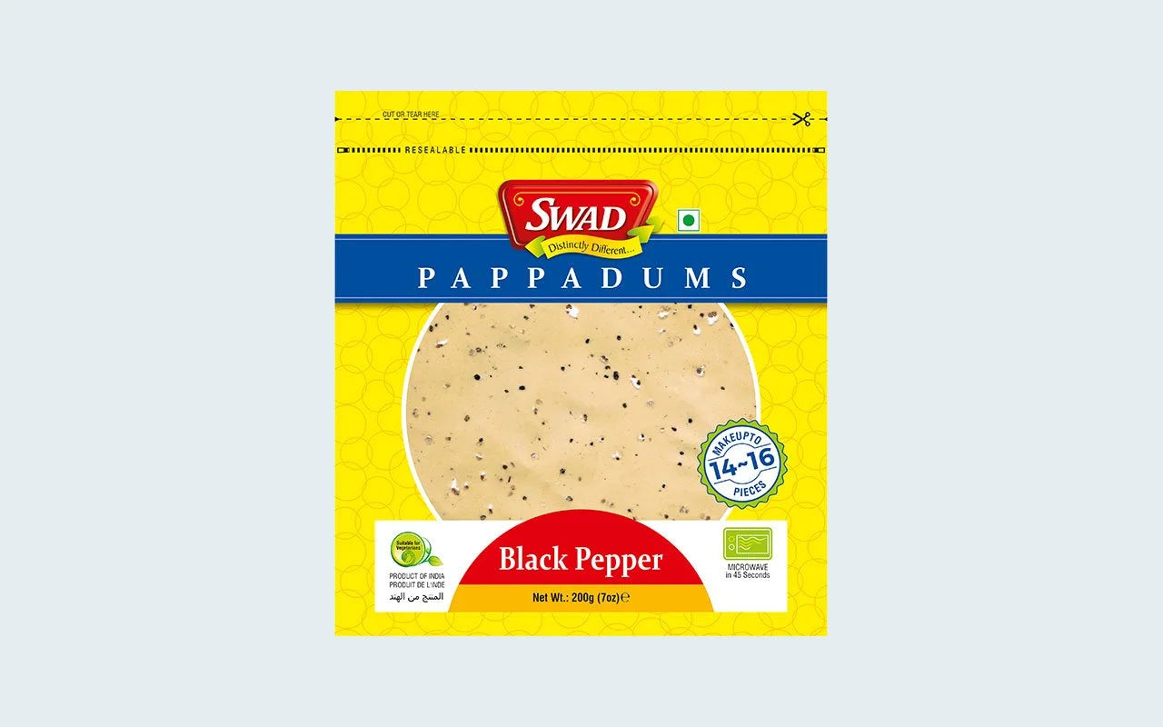 SWAD BLK PEP MINI PAPAD 200GM