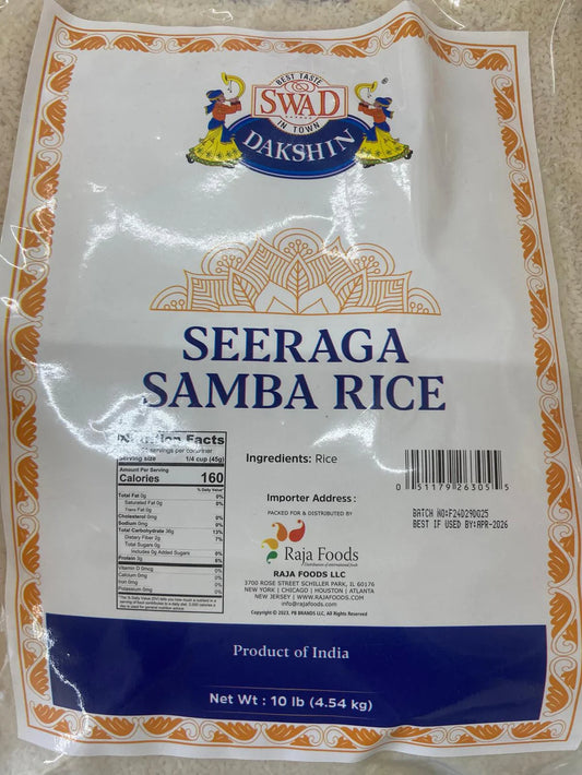 SWAD JEERASAMBA RICE 10LB