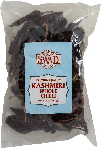 SWAD KASHMIRI WHOLE CHILLI 200