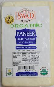 SWAD ORGANIC PANEER 10 OZ