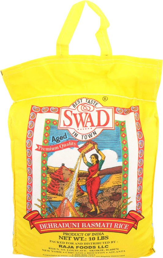 SWAD WHITE BASMATI 10LB