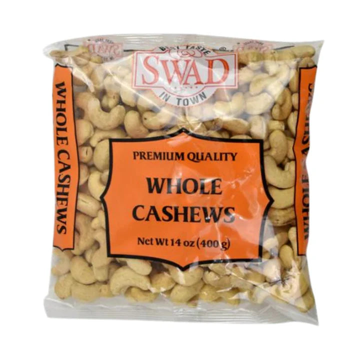 SWAD WHOLE CASHEWS 14OZ