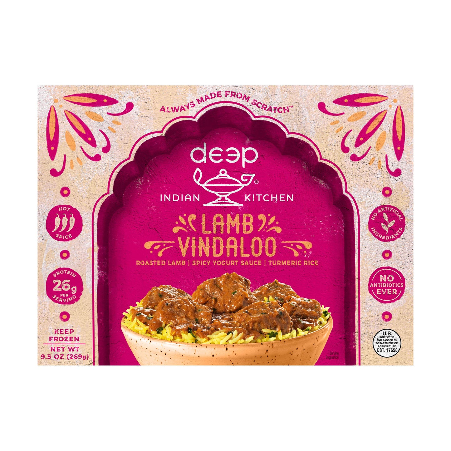 TAND LAMB VINDALOO 9.5oz