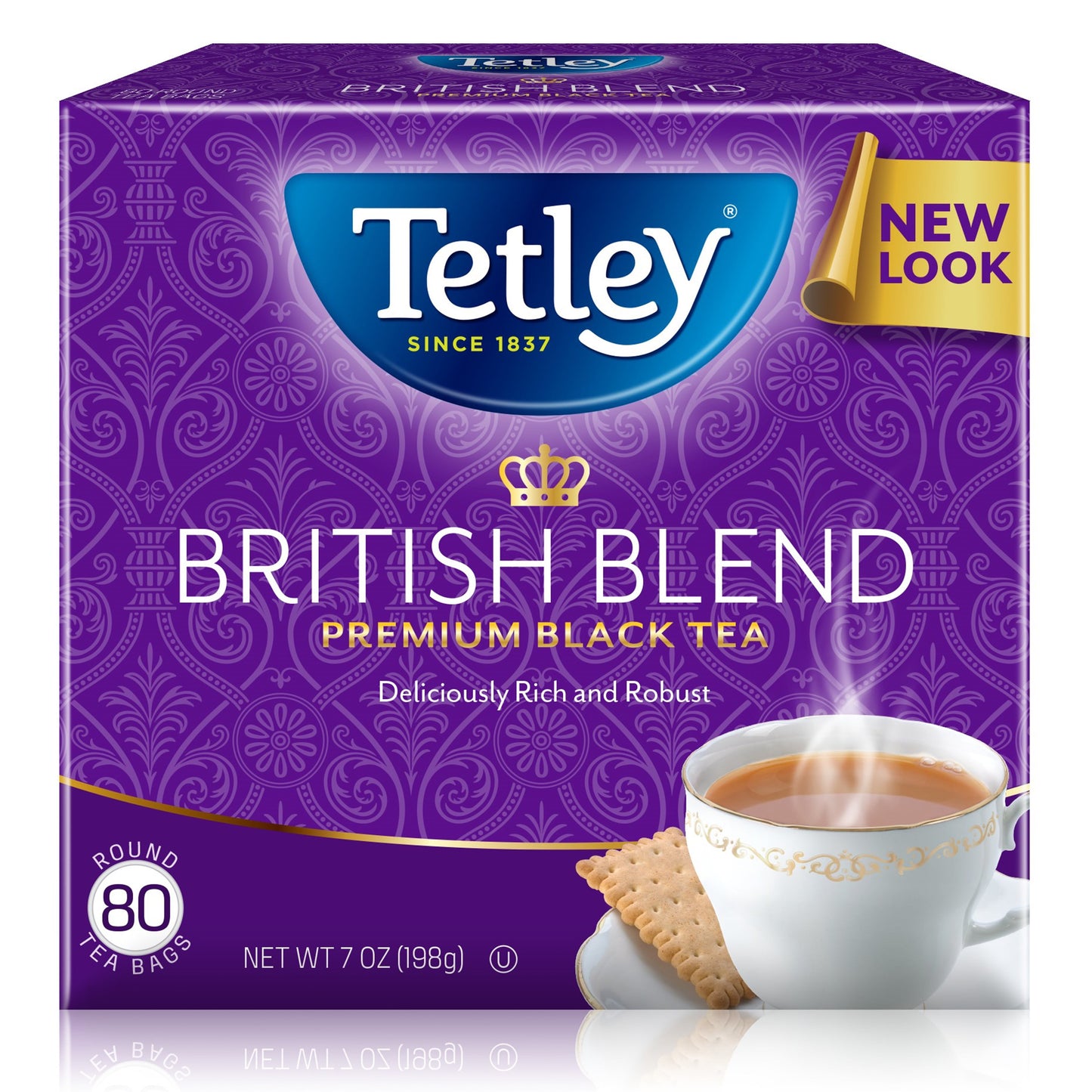 TETLEY BLACK TEA 80 BAGS