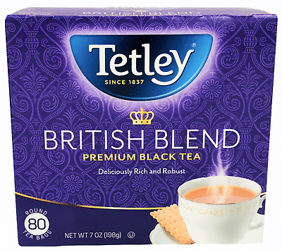 TETLEY BLK 80 T-BAGS