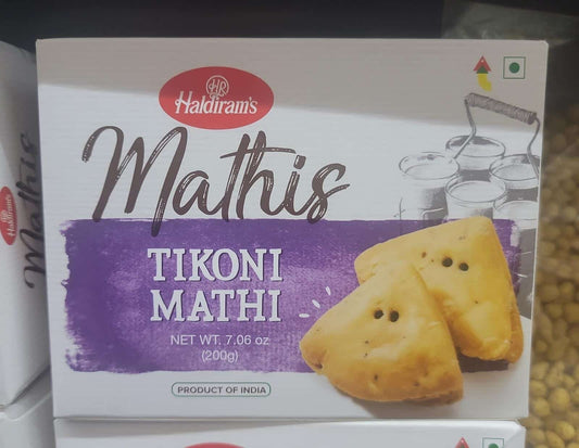 HALDIRAM'S TIKONI MATHI 200G (PACK OF 2)