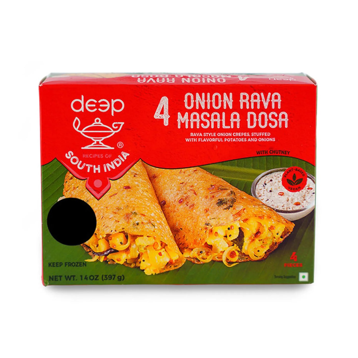 UDUPI ONION RAVA MAS DOSA 4PCS