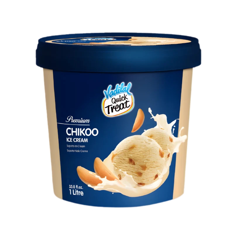 VAD CHIKOO ICE CREAM 1LT