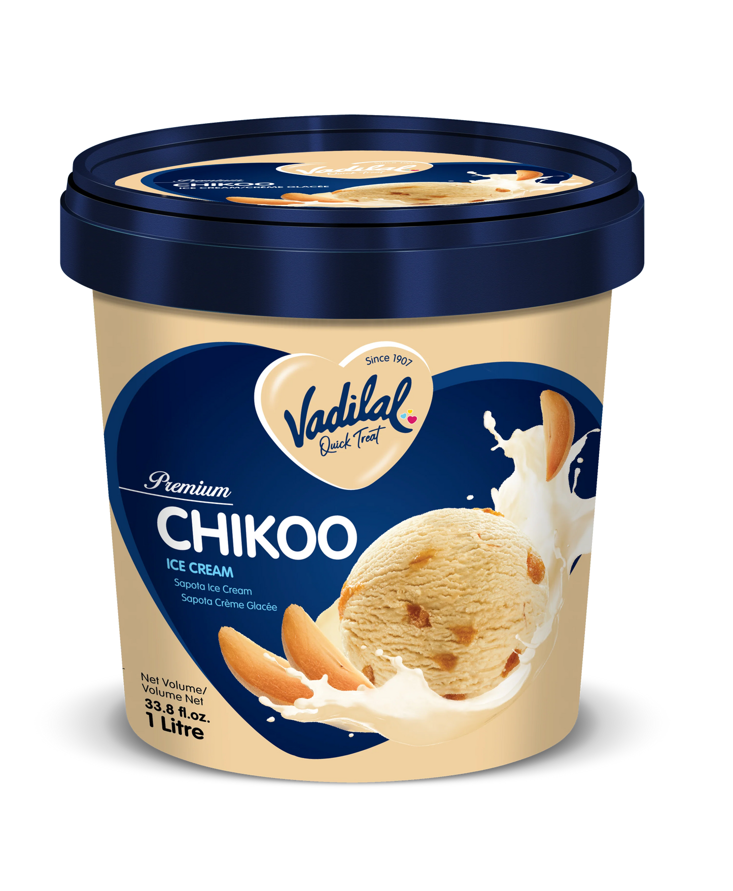 VAD CHIKOO ICECREAM 1LT