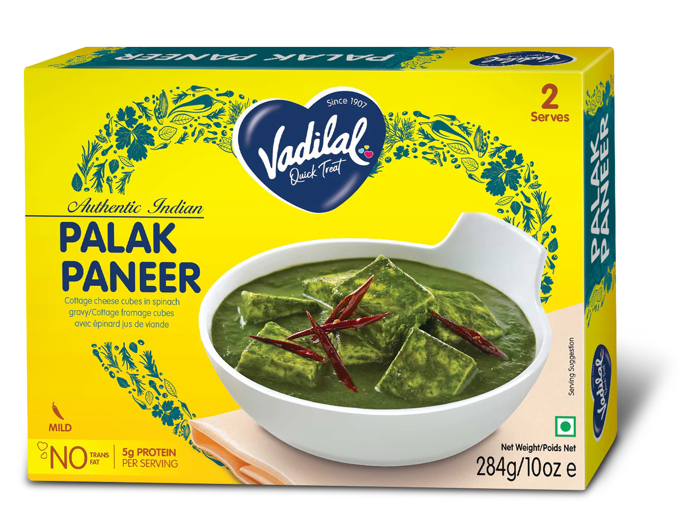 VAD PALAK PANEER 284G