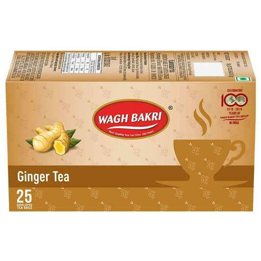 WAGHBAKRI GINGER TEA BAGS 50G