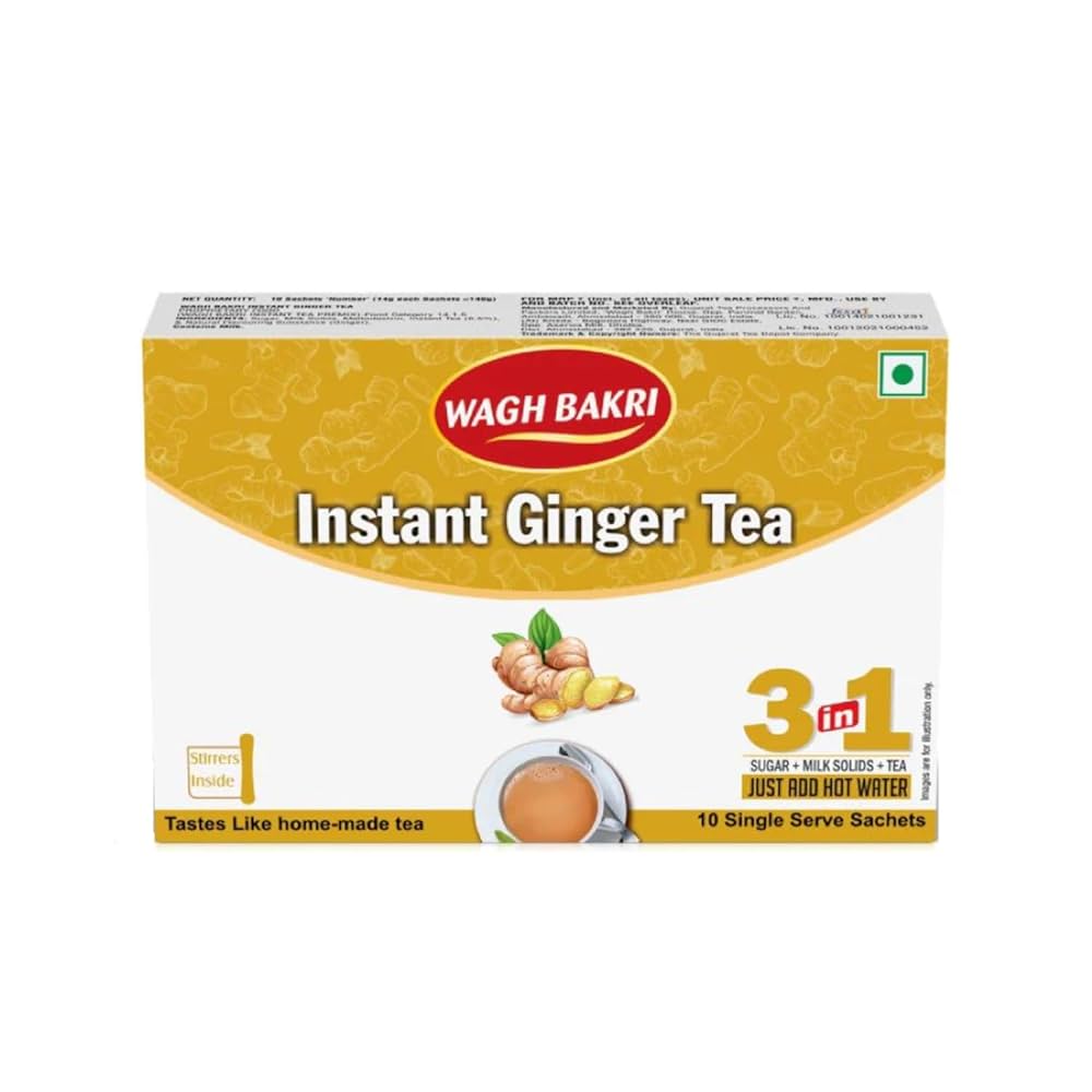 WAGHBAKRI INSTANT GING TEA 9OZ