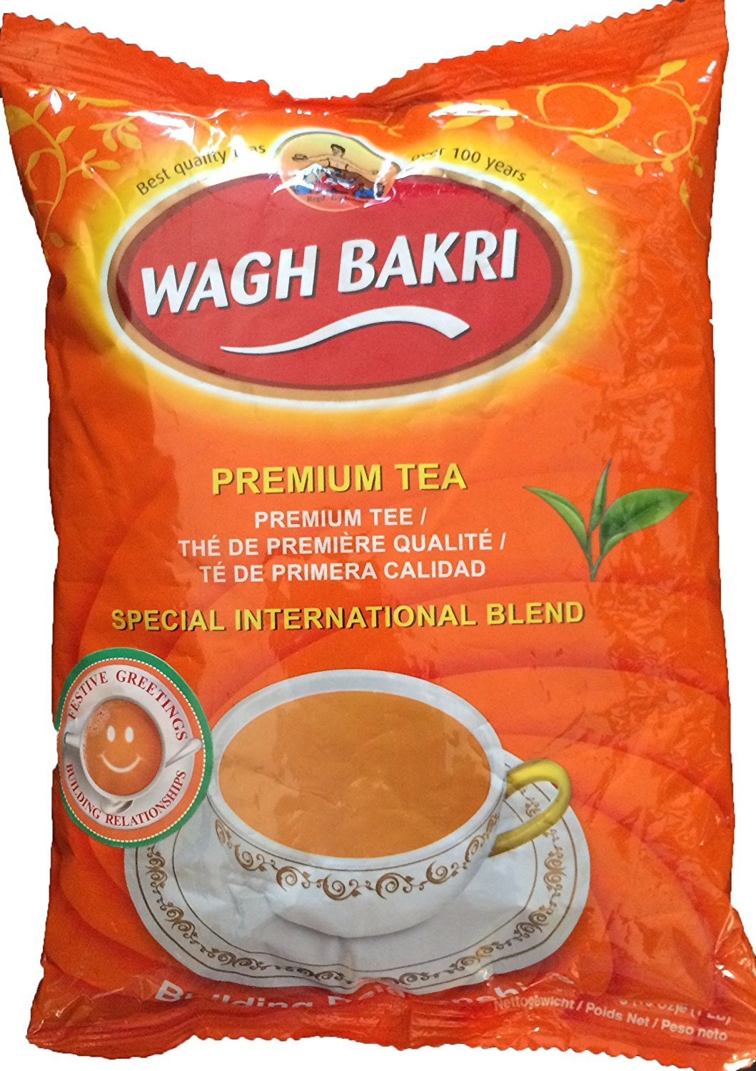 WAGHBAKRI TEA BAGS 1LB