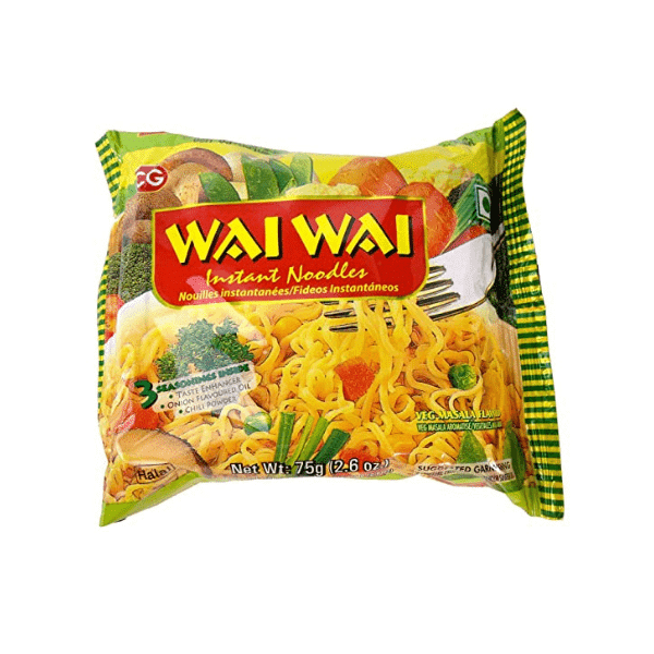 WAIWAI VEGETABLE NOODLES 350G