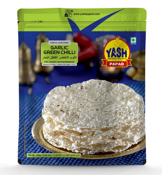 YASH GARLIC G-CHILI PAPAD 200G