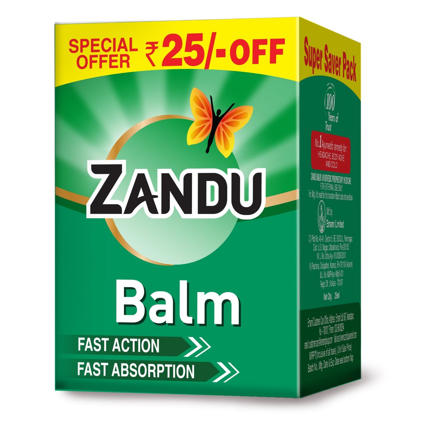 ZANDU ZANDU BALM 25ML